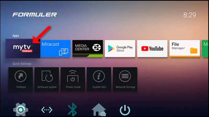 MYTV Online 2 on Formuler box