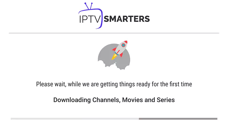 IPTV Smarters loading channels