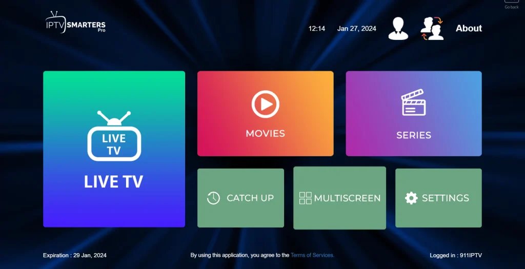 IPTV Smarters Live TV icon